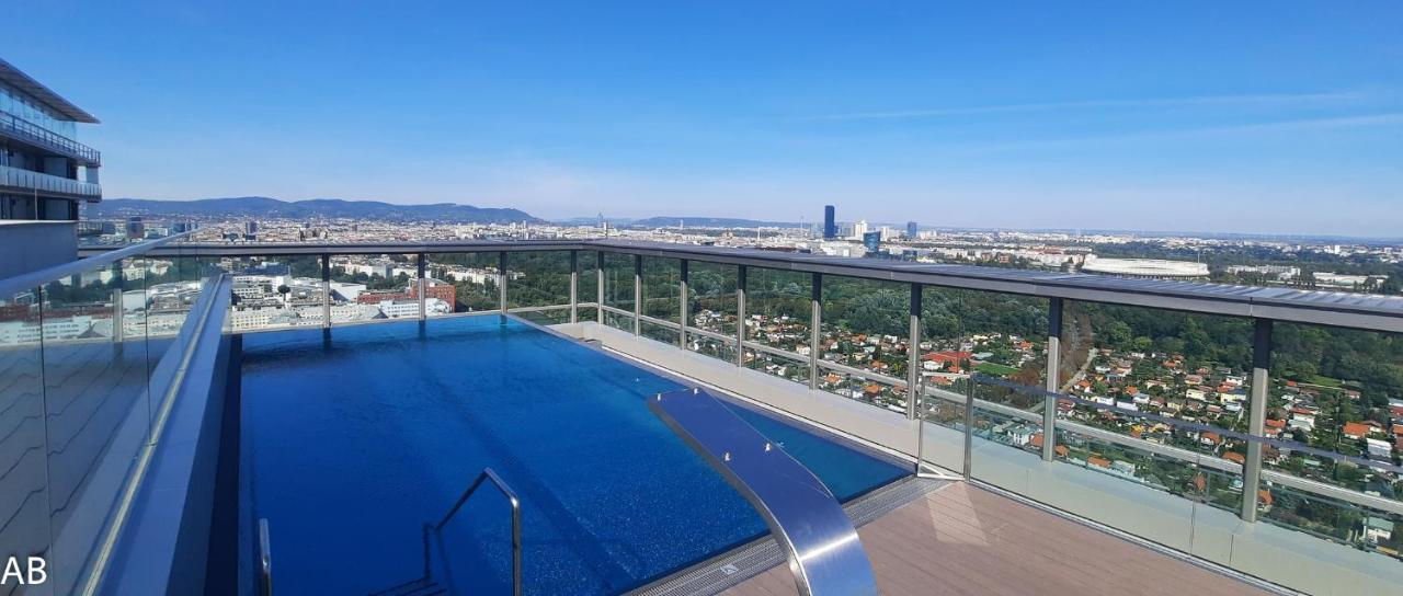 Superior Apartment & Rooftop Pool فيينا المظهر الخارجي الصورة